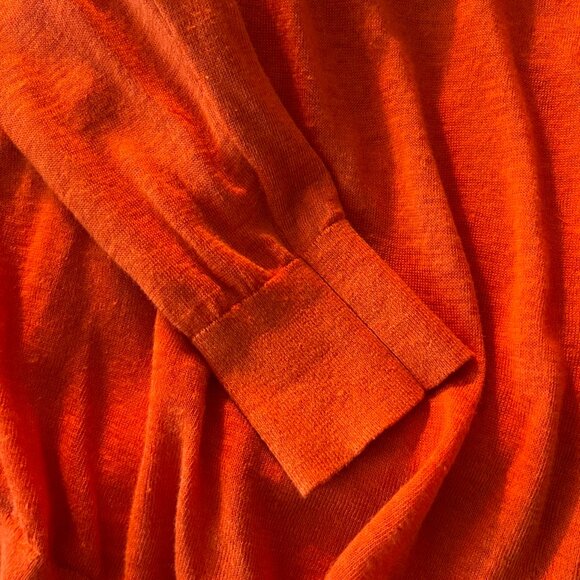 Theory asymmetrical Linen Sweater size P - Picture 5 of 6